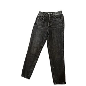 PacSun Black Ultra High Rise Slim Jeans Size 26, Button Fly, 100% Cotton